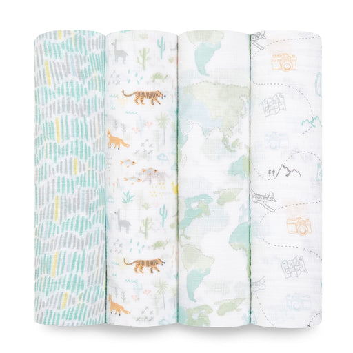 aden + anais - Swaddles - Box Mother & Baby Swaddles - Box | Voyager - Neutral