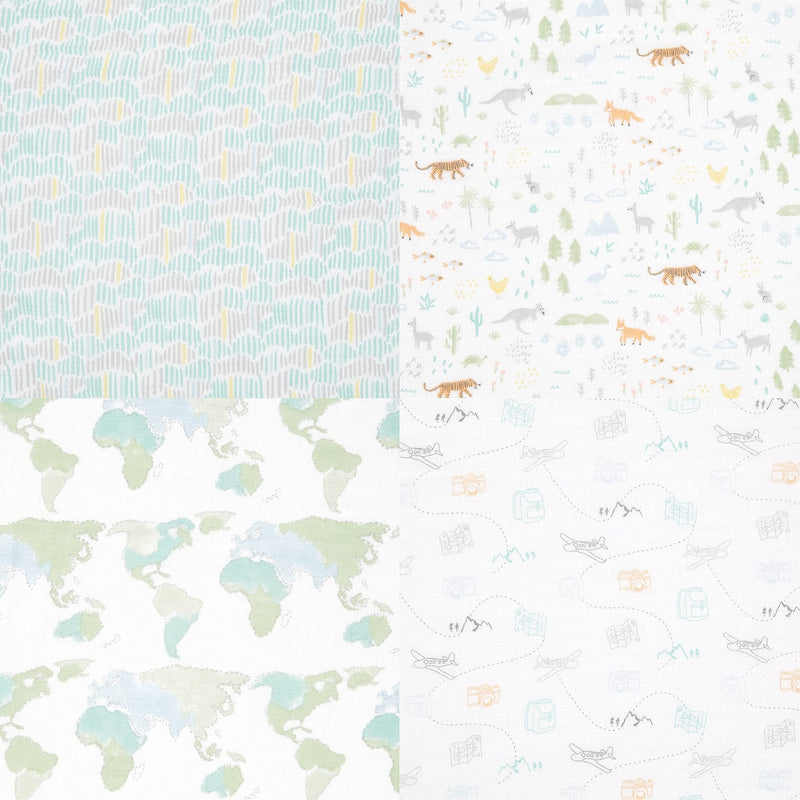 aden + anais - Swaddles - Box Mother & Baby Swaddles - Box | Voyager - Neutral