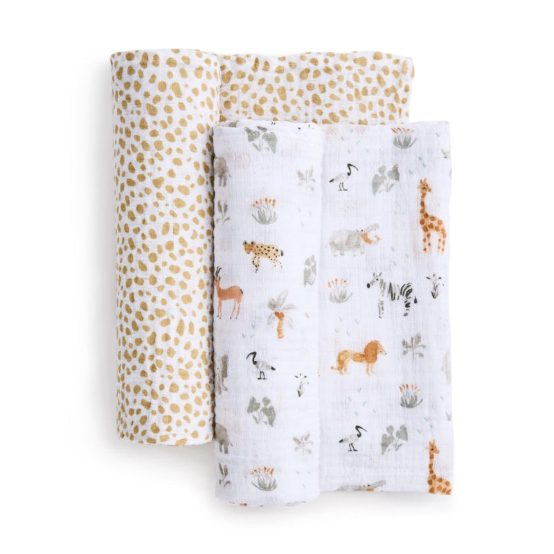 aden + anais - Swaddles Giraffe Safari Neutral