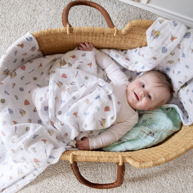 aden + anais - Swaddles Hogwarts Essentials Neutral