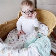 aden + anais - Swaddles Hogwarts Essentials Neutral
