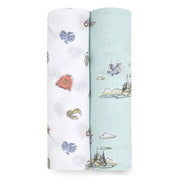 aden + anais - Swaddles Hogwarts Essentials Neutral