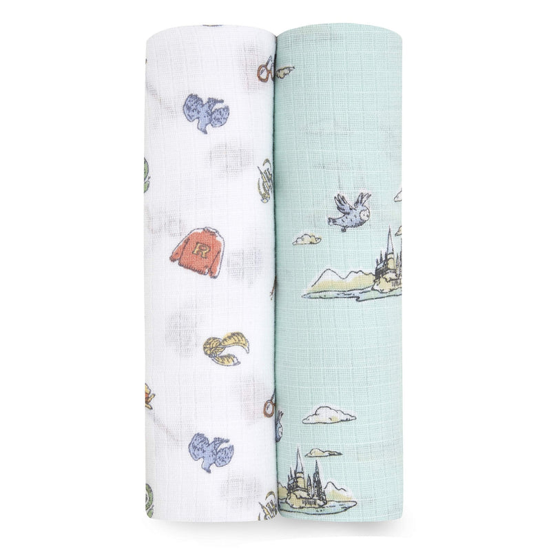 aden + anais - Swaddles Hogwarts Essentials Neutral
