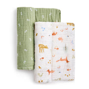 aden + anais - Swaddles Sage Woodland Neutral