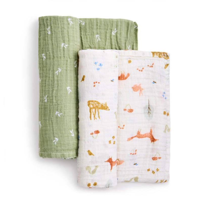 aden + anais - Swaddles Sage Woodland Neutral