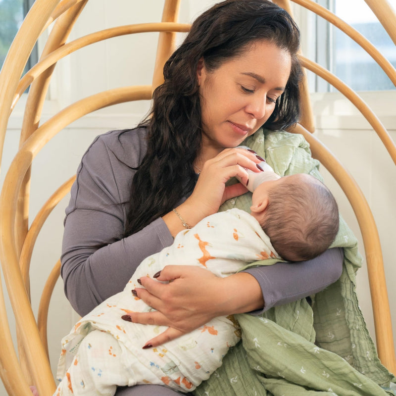 aden + anais - Swaddles Sage Woodland Neutral