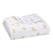 aden + anais Winnie + Friends muslin blanket print