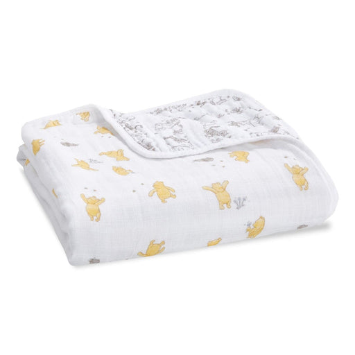 aden + anais Winnie + Friends muslin blanket print