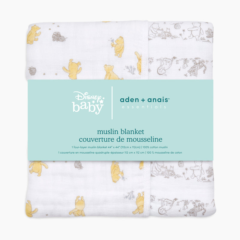 aden + anais Disney Winnie + Friends dream blanket packaging