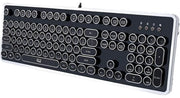 Adesso AKB-636UB mechanical typewriter keyboard front view