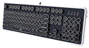 Adesso AKB-636UB mechanical typewriter keyboard detail