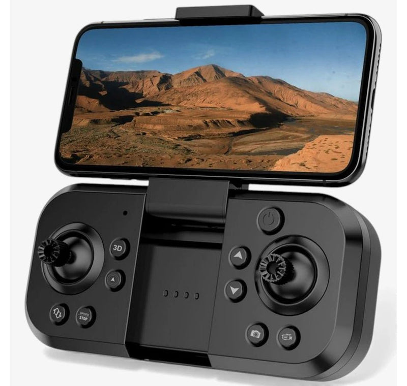 Adesso - CyberDrone X2 1080P FPV Camera with Gimbal 2.4Ghz+Wifi Remote with Mobile Phone Holder 80 Meter Range Cameras & Optics