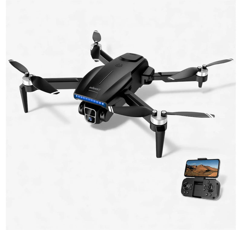 Adesso - CyberDrone X2 1080P FPV Camera with Gimbal 2.4Ghz+Wifi Remote with Mobile Phone Holder 80 Meter Range Cameras & Optics