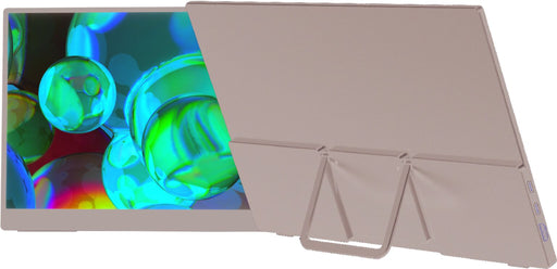 Adesso CyberView P1 portable monitor front and rear view