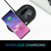 Adesso - Earbuds Bluetooth Xtream T4 - Open - Ear with Charging Case - Black Electronics