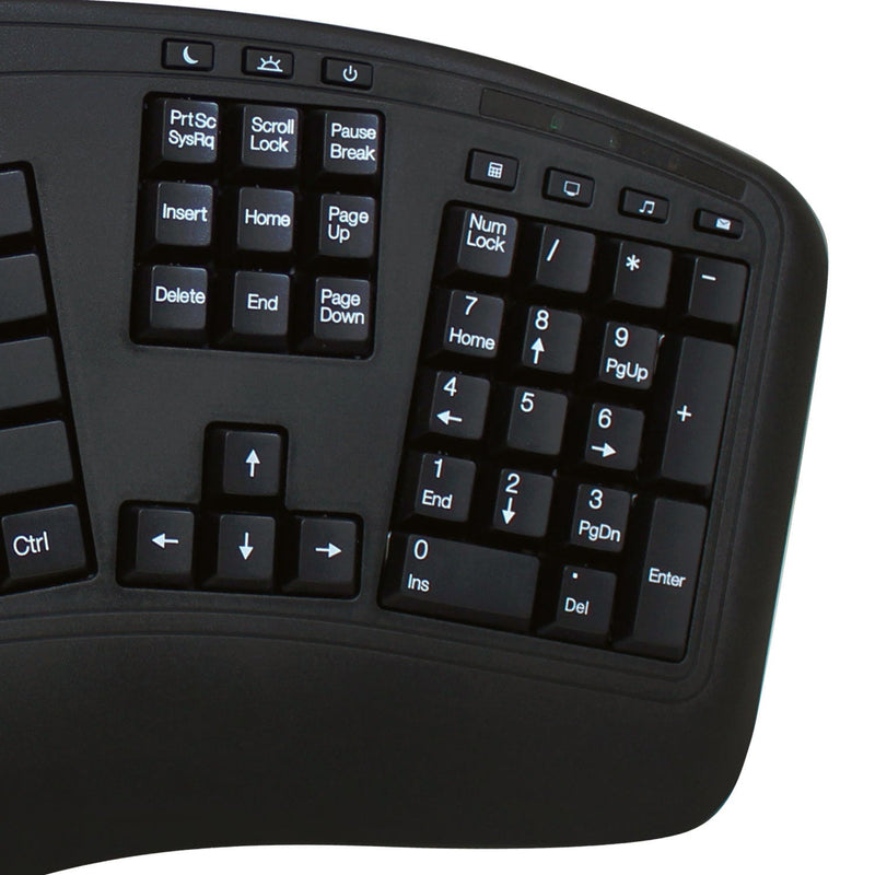 Adesso - Keyboard & Mouse Combo Wireless ERGO 1600dpi PC/MAC - FRENCH Canadian Electronics