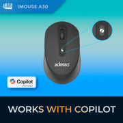 Adesso - Mouse Wireless A30B 4 Buttons Electronics