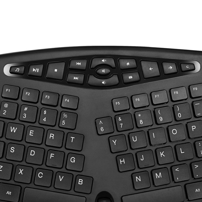 Adesso - TruForm™ Ergonomic Desktop Keyboard (AKB - 160UB) - Canadian French Electronics