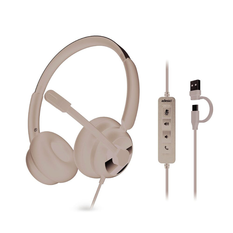 Adesso Xtream P9 USB wired headset with inline controls