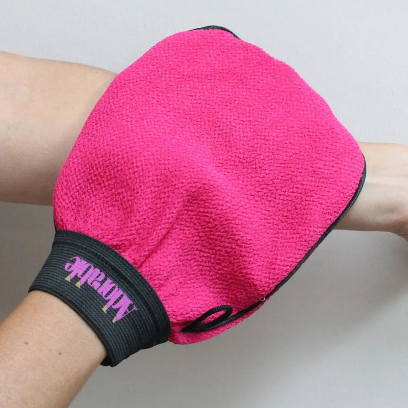 Adorable - Viscose Exfoliating Gloves for Gentle and Effective Skin Exfoliation Beauty & Personal Care Fuschia Pink