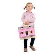 Melissa & Doug - Fold & Go Dollhouse - in use during play