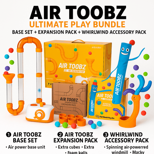 Air Toobz Ultimate Play Bundle – Base Set + Expansion Pack + Whirlwind Accessory Pack Toys & Games