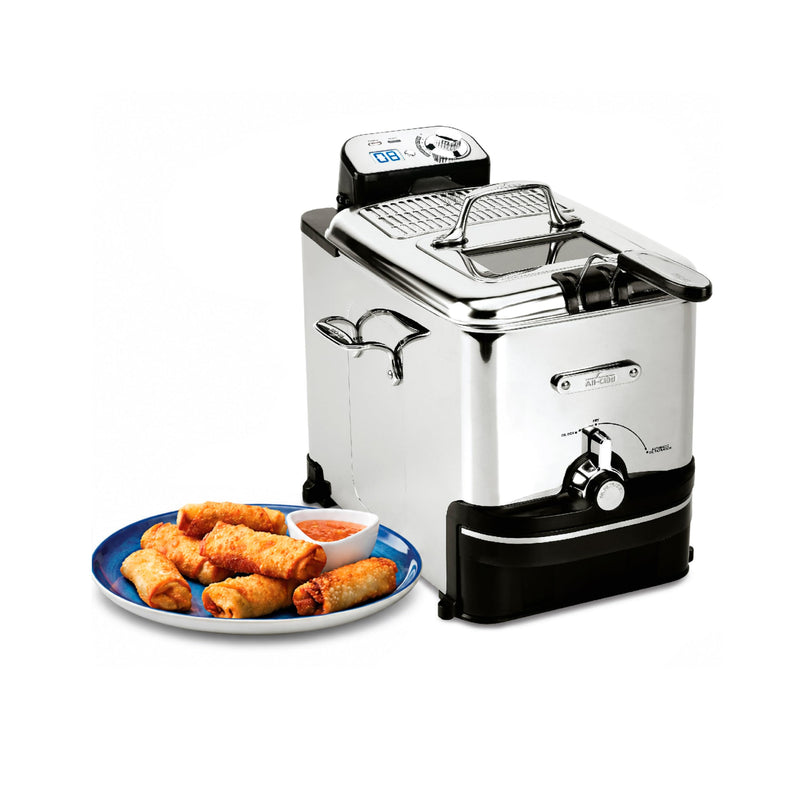 All-Clad - Easy Clean Pro Deep Fryer with Oil Filtration - 3.5 L