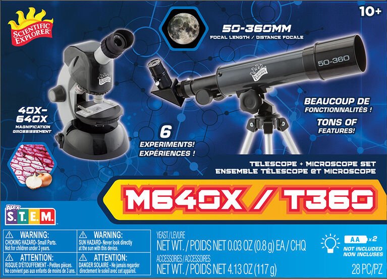 ALEX - SX-TELESCOPE & MICROSCOPE COMBO SET | Toys & Games — LIMOLIN