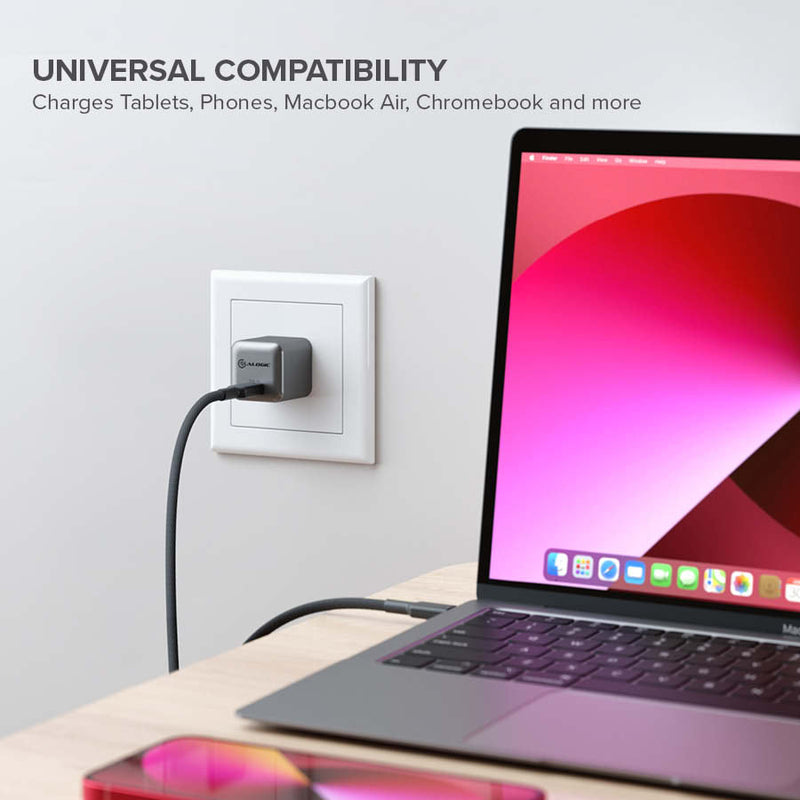 ALOGIC 30W USB-C charger features