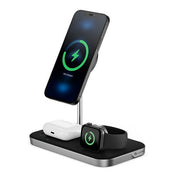 ALOGIC MagSpeed 3-in-1 Wireless Charging Station in black