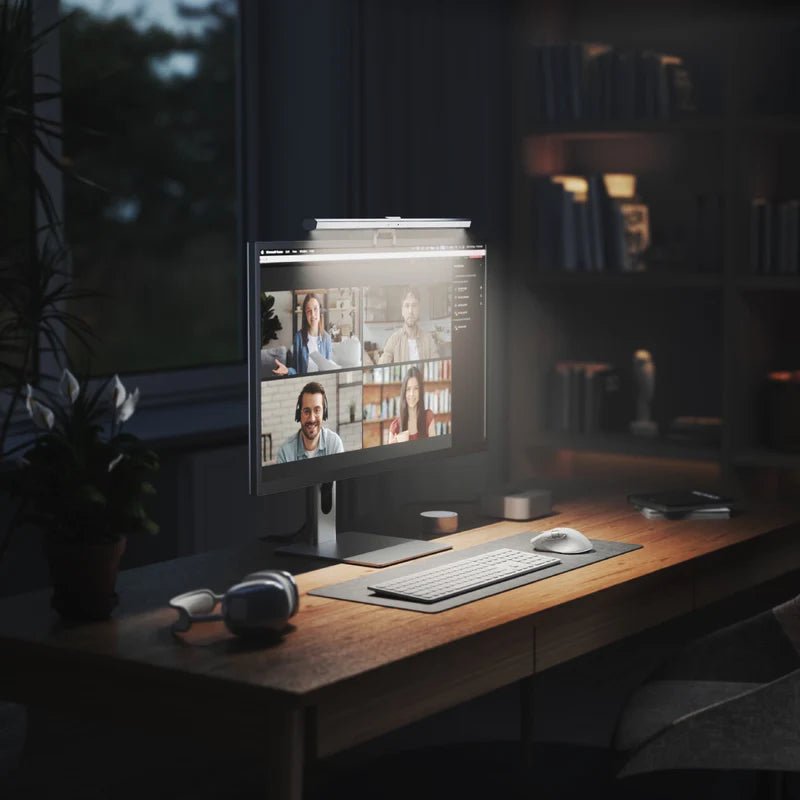 Alogic - Illuminate USB - C Light Bar with 4K Autofocus Webcam Cameras & Optics Space Grey
