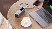Alogic - Powerbank 27600mAh Ark Pro USB - C with 160W Power Delivery Fast Charge 3 Port - 2x USB - C (up to 140W) 1x USB - A (22.5W) with Digital Display& 50cm detachable USB - C Cable Electronics