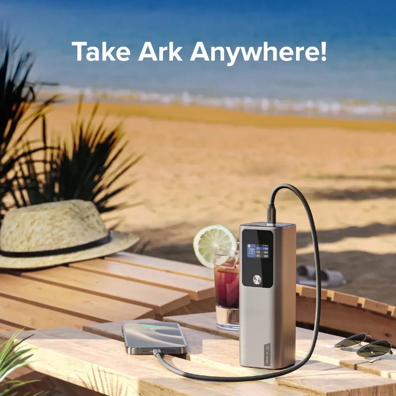 Alogic - Powerbank 27600mAh Ark Pro USB - C with 160W Power Delivery Fast Charge 3 Port - 2x USB - C (up to 140W) 1x USB - A (22.5W) with Digital Display& 50cm detachable USB - C Cable Electronics