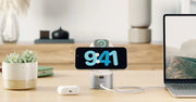 Alogic - Qi2 Charging Stand 4 - in - 1 Phone & Airpods & Apple Watch Charger & USB - C Charging - White Electronics