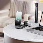 Alogic - Qi2 Power Bank 21000mAh 6 - in - 1 with USB - C 100W Fast Charging - Grey Electronics