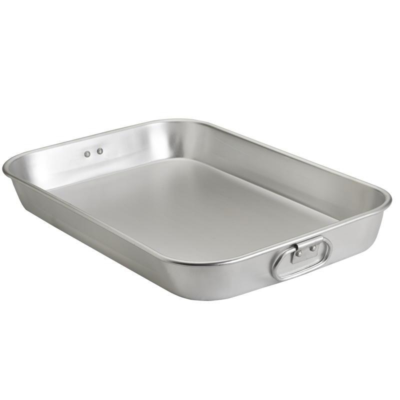 Thermalloy - Roast Pan - 17x11x2" / 43.2x28x5.1 cm - Aluminum - Natural Finish