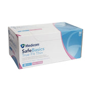 AMD Medicom - Safebasics Thin Nitrile Powder Free Gloves (300) Durable and Comfortable Health & Wellness Pink Medium