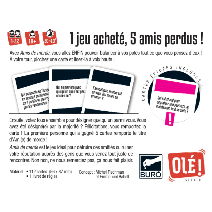 STUDIO OLE - AMIS DE MERDE