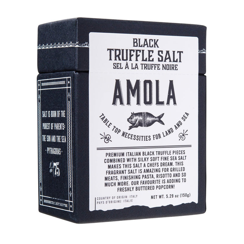 AMOLA - Salt Black Truffle 100g/3.5oz Food, Beverages & Tobacco