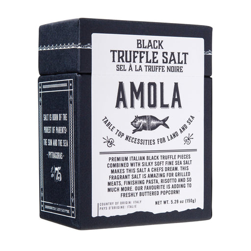 AMOLA - Salt Black Truffle 100g/3.5oz Food, Beverages & Tobacco