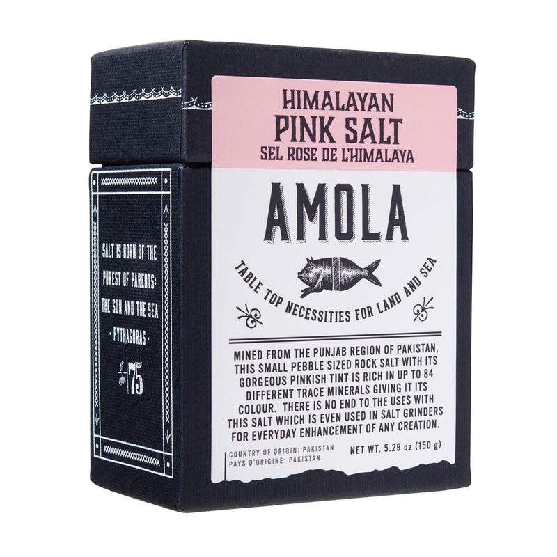 AMOLA - Salt Himalayan Pink 150g/5oz Food, Beverages & Tobacco