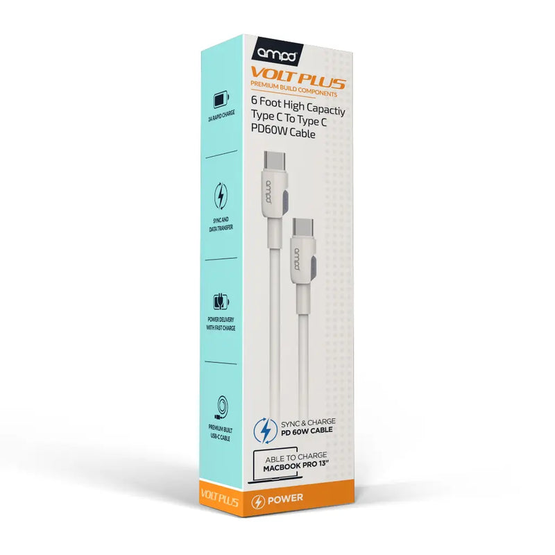 AMPD USB-C to USB-C cable packaging