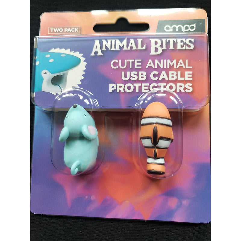 AMPD Animal Bites USB cable protectors, 2-pack