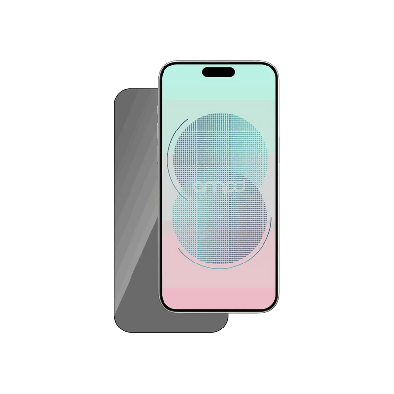 AMPD iPhone 16 Plus privacy glass packaging