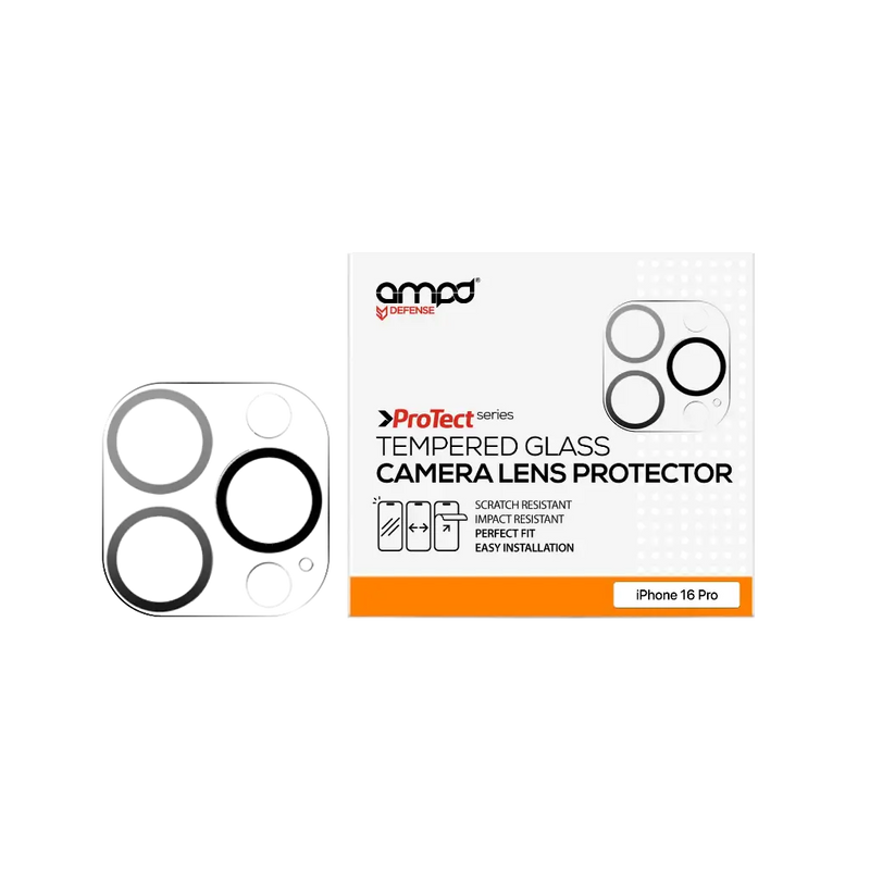 AMPD rear camera glass protector for iPhone 16 Pro