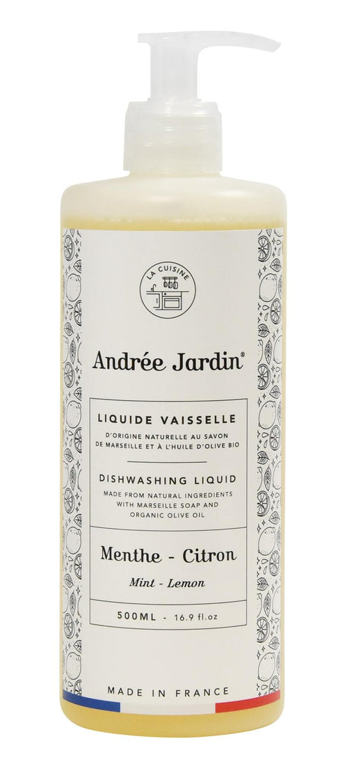 Andree Jardin - Liquid Dishwashing Soap Mint Lemon 500ml Home & Kitchen