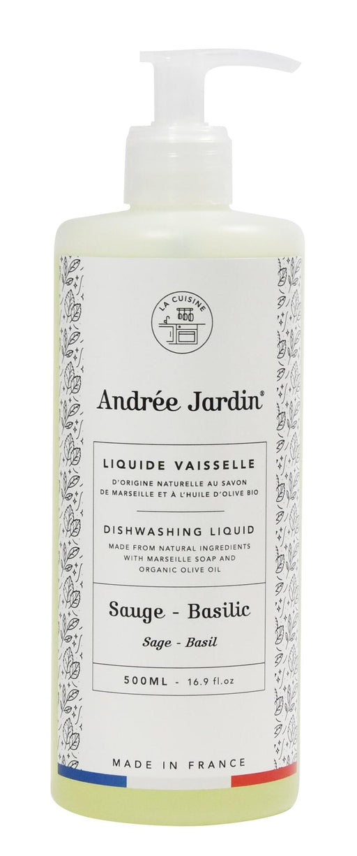 Andree Jardin - Liquid Dishwashing Soap Sage Basil 500ml Home & Kitchen