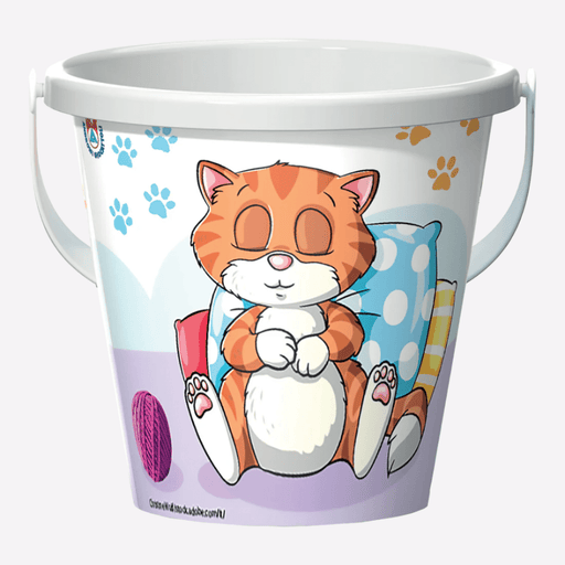 Androni - BEACH BUCKET - CAT - 17cm Games & Toys