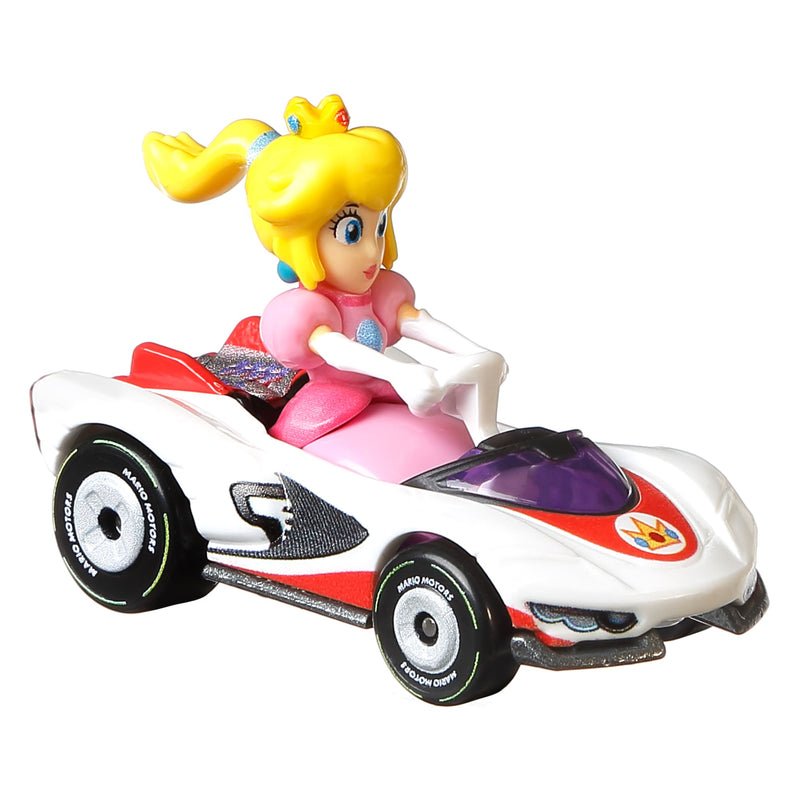 Hot Wheels - Mario Kart 1:64 Scale Die-Cast Vehicle - Princess Peach - Product detail or play view 2