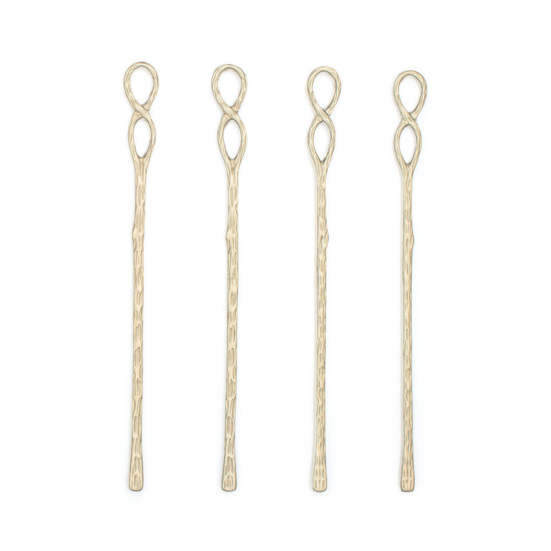 Artisan 85 - Infinity Stainless Steel Stir Sticks x4 Home & Kitchen